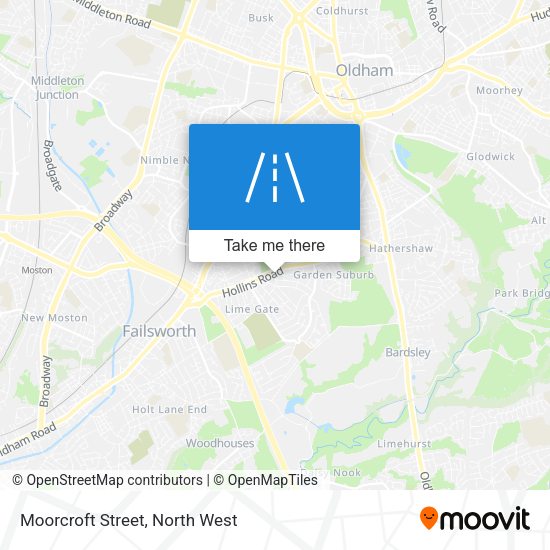 Moorcroft Street map