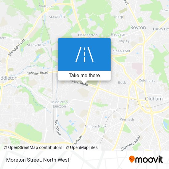 Moreton Street map