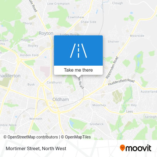 Mortimer Street map