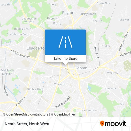 Neath Street map