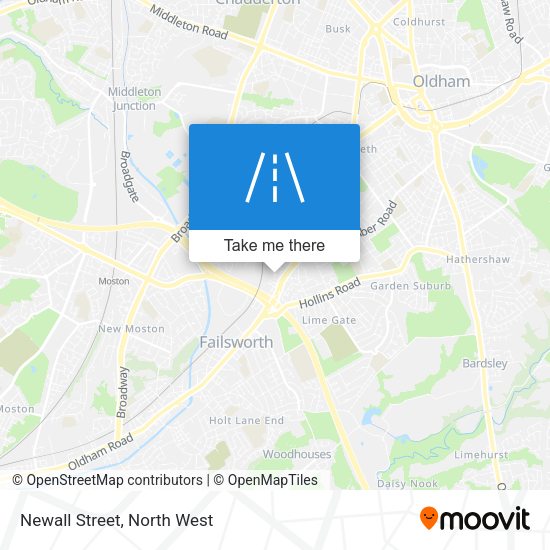 Newall Street map