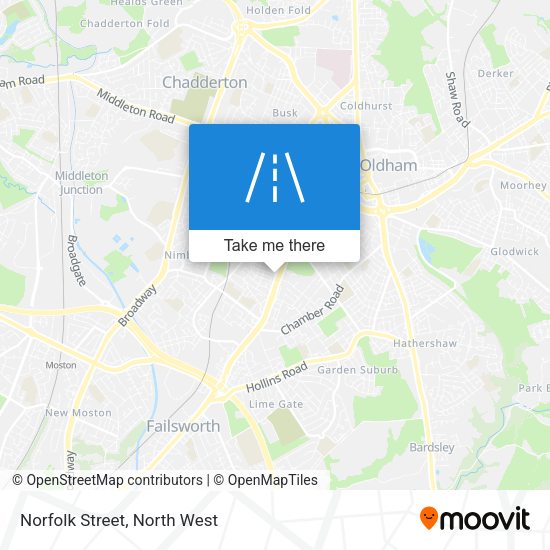 Norfolk Street map