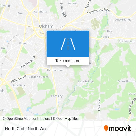 North Croft map