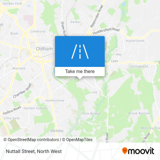 Nuttall Street map