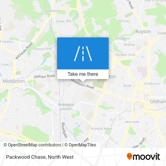 Packwood Chase map