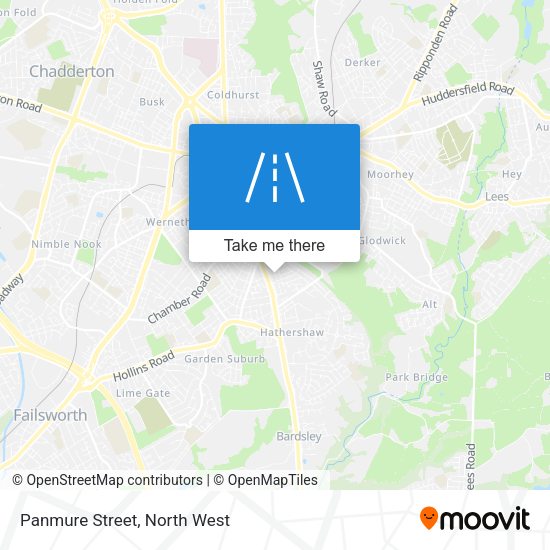 Panmure Street map