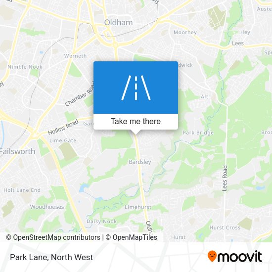 Park Lane map