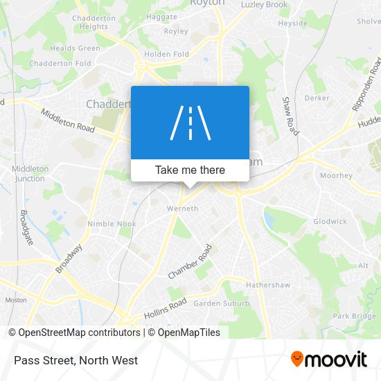 Pass Street map