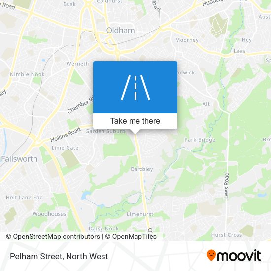 Pelham Street map