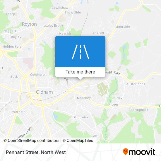 Pennant Street map
