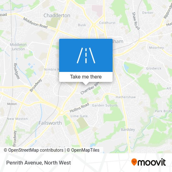 Penrith Avenue map