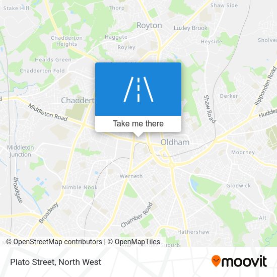 Plato Street map