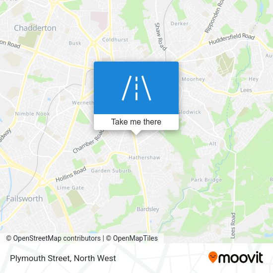 Plymouth Street map