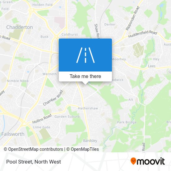 Pool Street map
