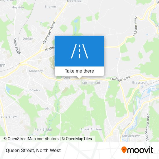 Queen Street map