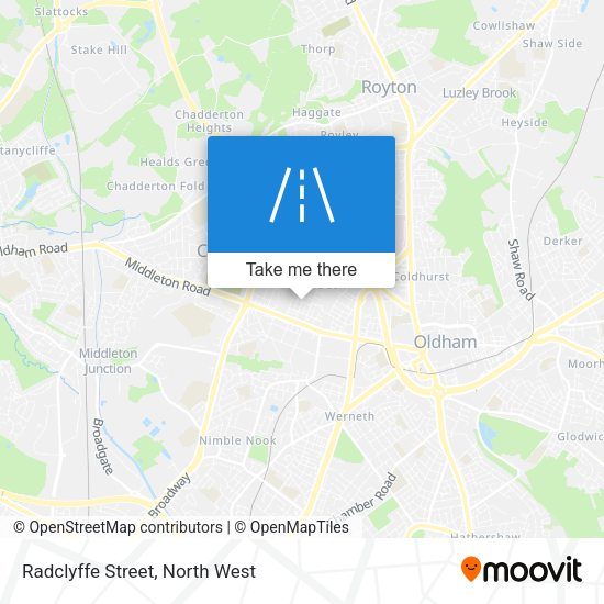 Radclyffe Street map
