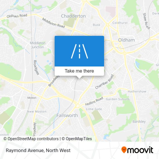 Raymond Avenue map