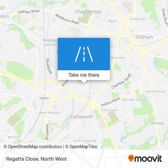 Regatta Close map