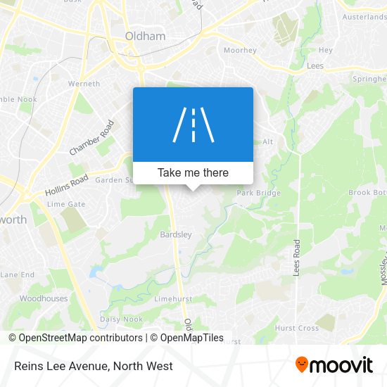 Reins Lee Avenue map