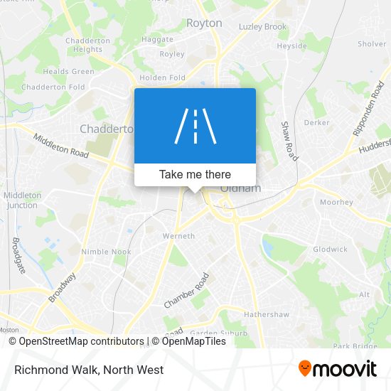Richmond Walk map