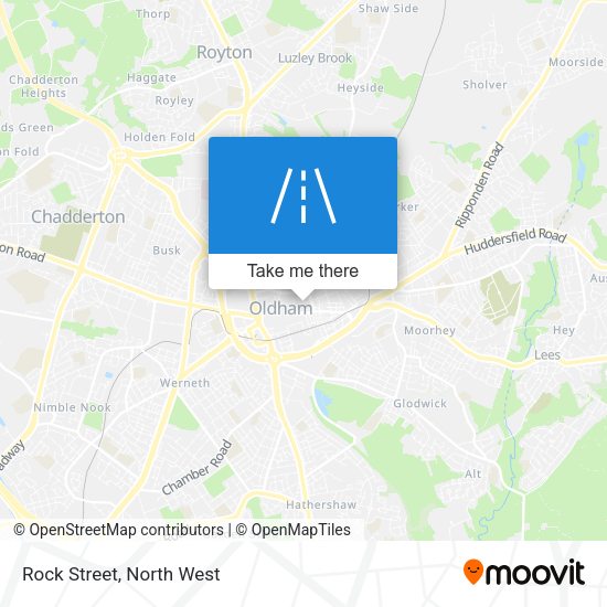 Rock Street map