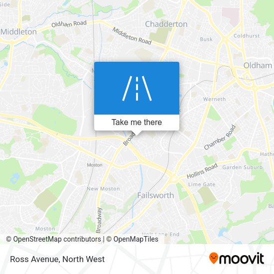Ross Avenue map