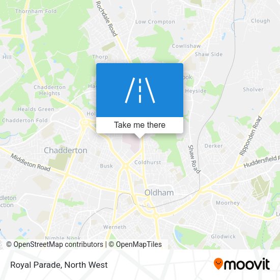 Royal Parade map