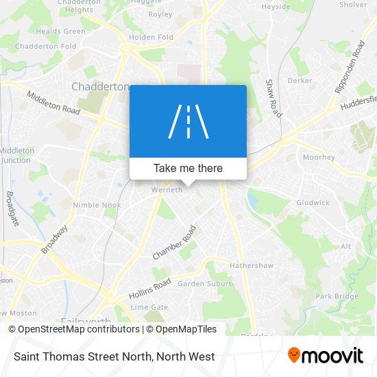 Saint Thomas Street North map