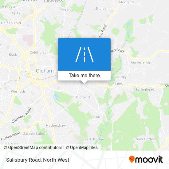 Salisbury Road map