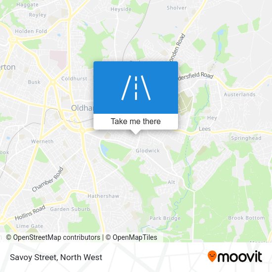 Savoy Street map