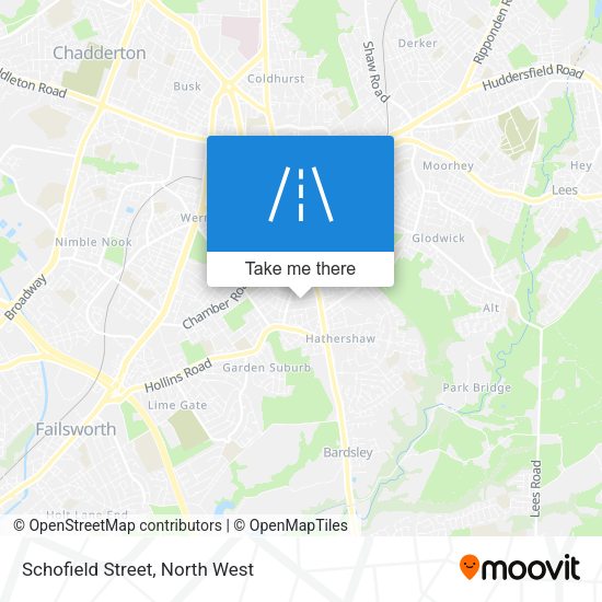 Schofield Street map