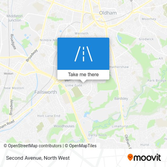 Second Avenue map