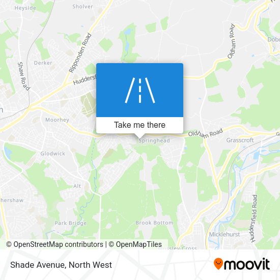 Shade Avenue map