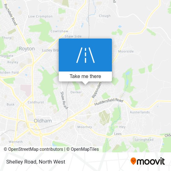 Shelley Road map