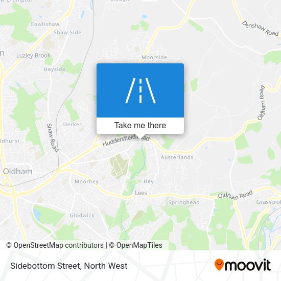 Sidebottom Street map