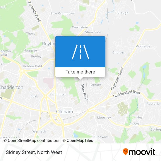 Sidney Street map