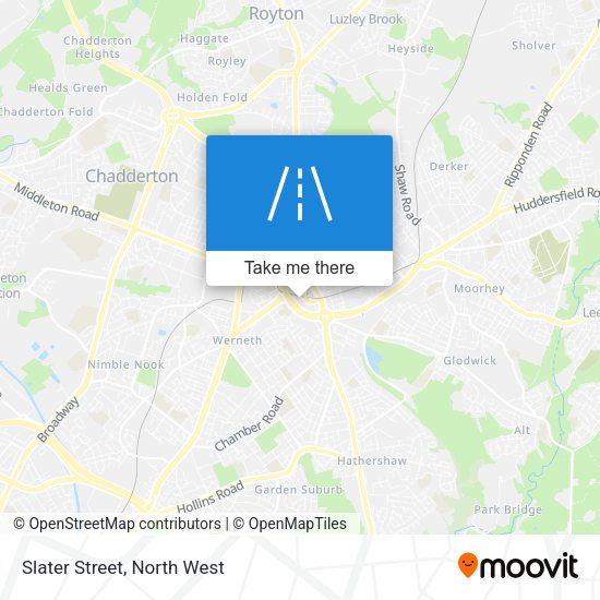 Slater Street map
