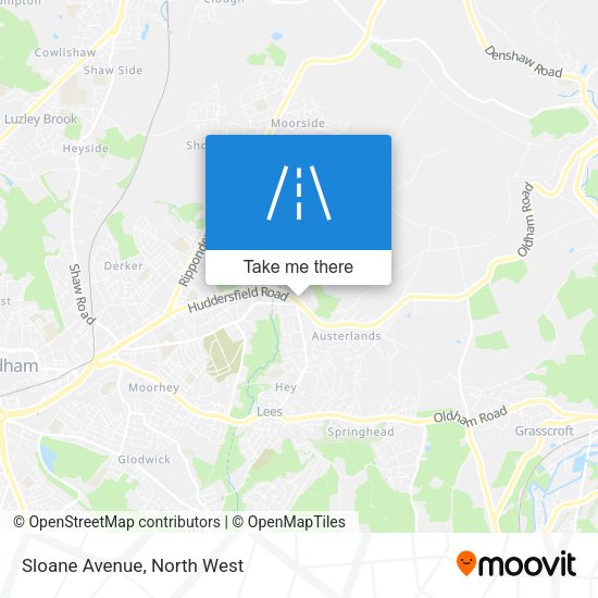 Sloane Avenue map