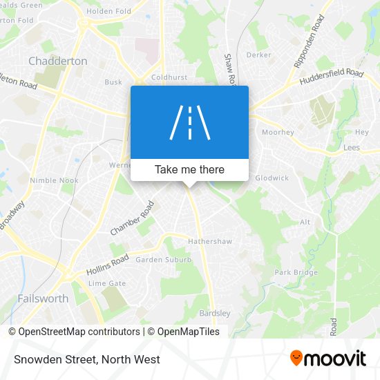 Snowden Street map