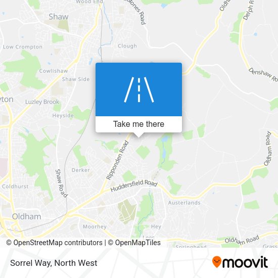 Sorrel Way map
