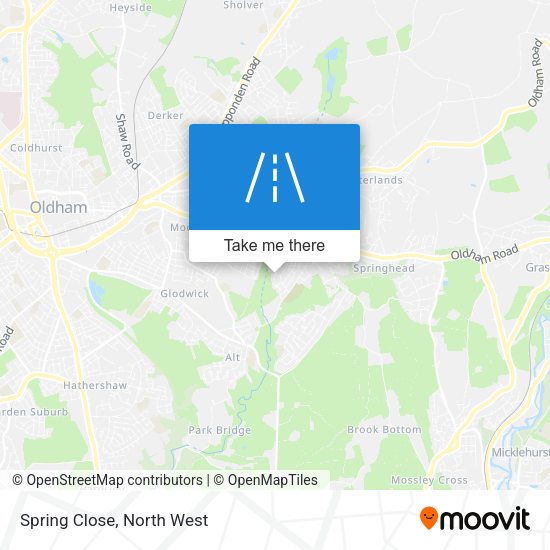 Spring Close map