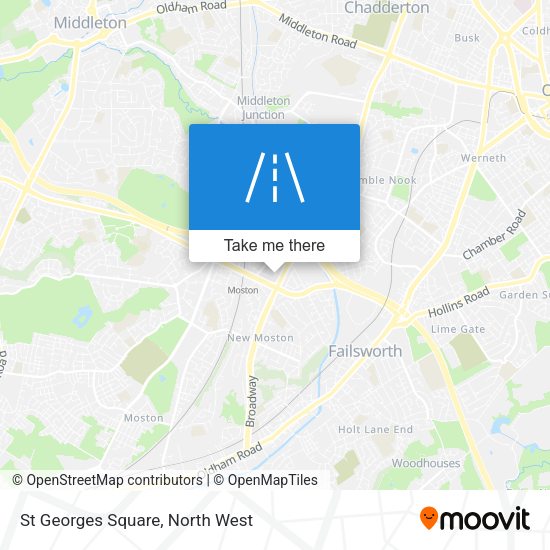 St Georges Square map