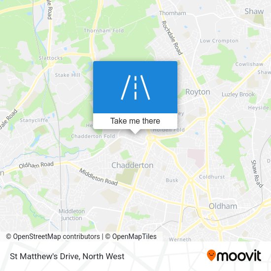 St Matthew's Drive map