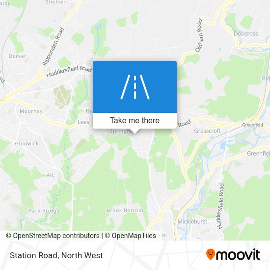Station Road map
