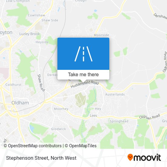 Stephenson Street map