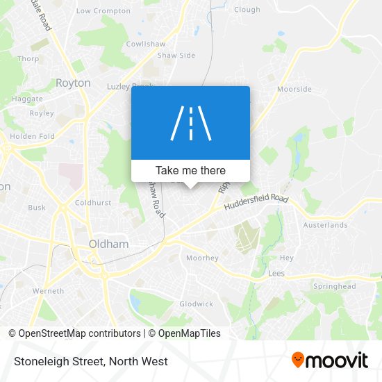 Stoneleigh Street map