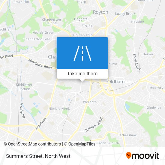 Summers Street map