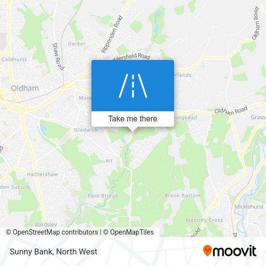 Sunny Bank map