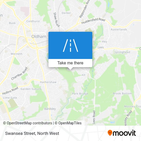 Swansea Street map