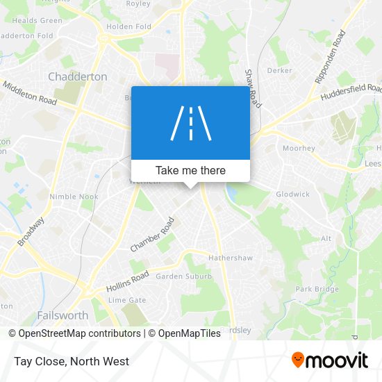 Tay Close map